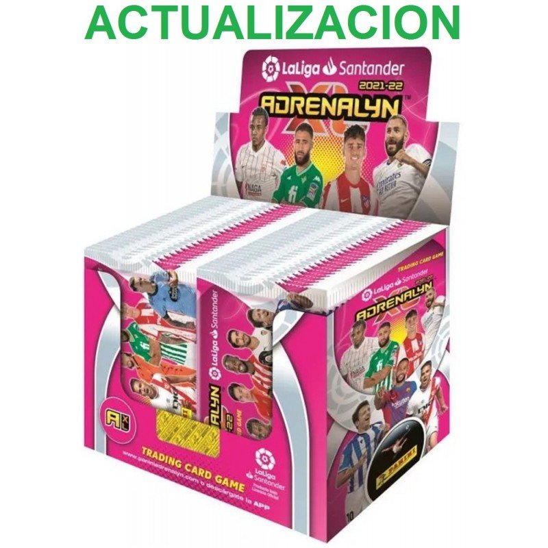 Caja ACTUALIZACION Adrenalyn XL 2021-2022 Panini